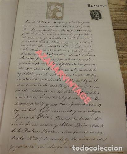 Manuscritos antiguos: TORREPEROGIL, JAEN, 1876, PODER DE REPRESENTACION - Foto 1