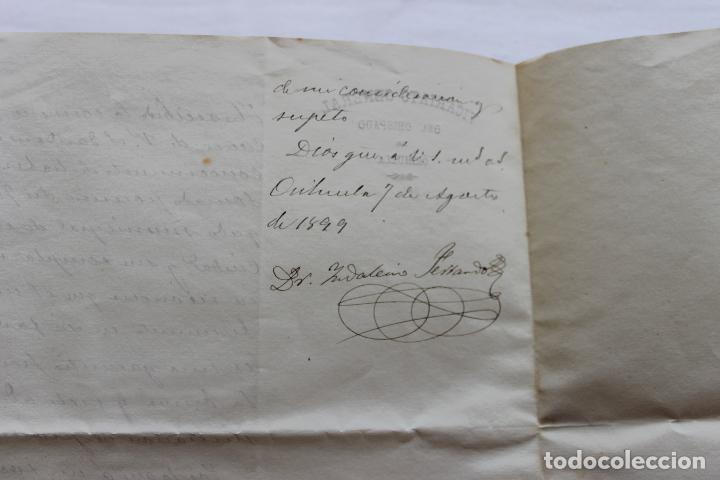 Manuscritos antiguos: VICARIATO GENERAL DEL OBISPADO DE ORIHUELA, FIRMADO 1899 - Foto 3