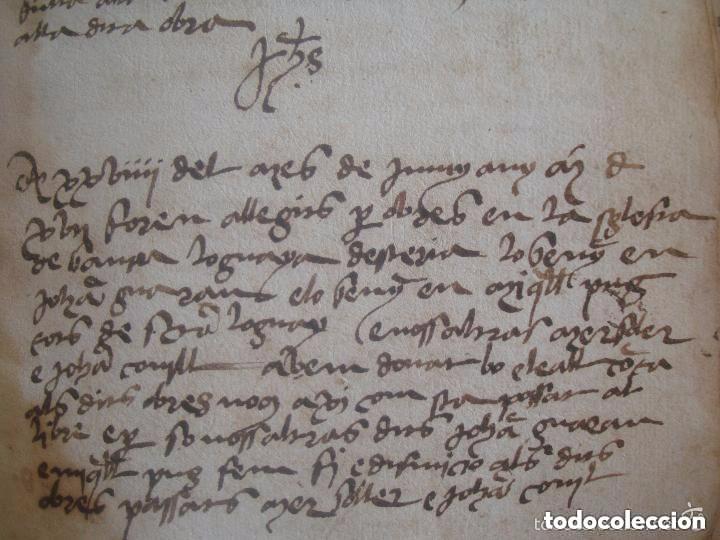 Manuscritos antiguos: EXCEPCIONAL MANUSCRITO IN&Eacute;DITO DEL SIGLO XV Y XVI.178 +136 P&Aacute;G. FOLIO MENOR.GIRONA