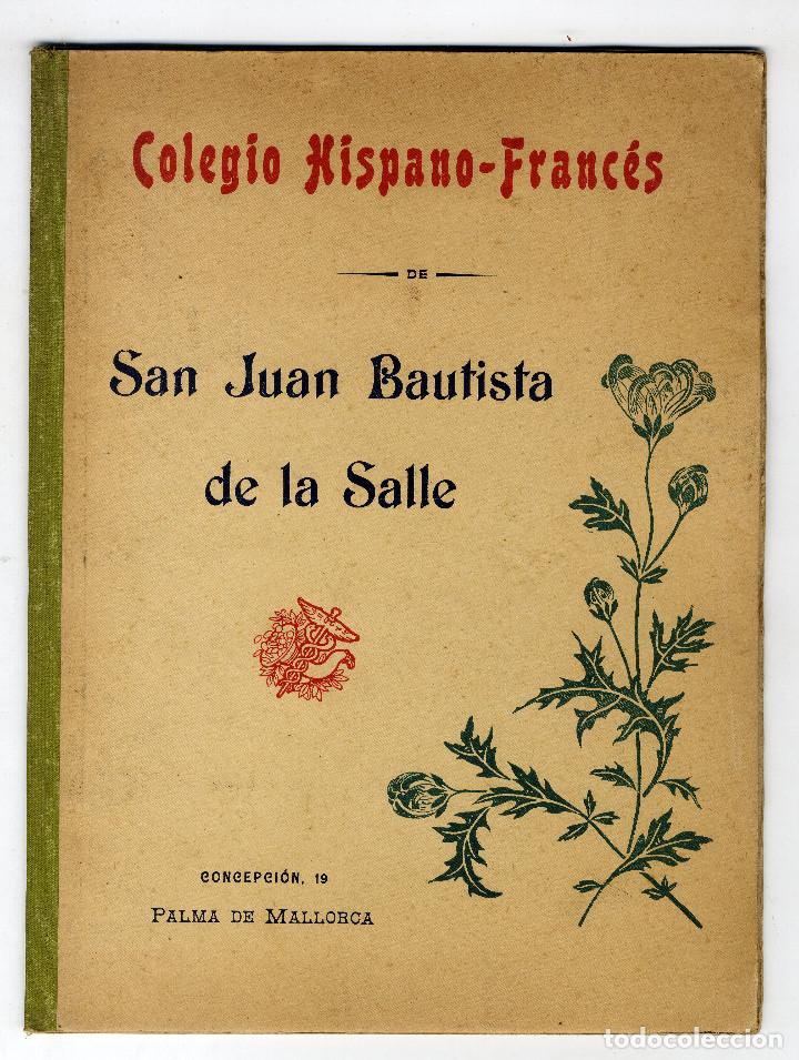 Manuscritos antiguos: Palma, Colegio Hispano-Franc&eacute;s. Trabajo escolar. 1909. - Foto 1