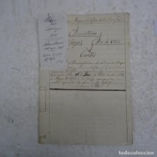 Manuscritos antiguos: MANUSCRITO CUENTAS DEL MARQUES DE TEJADA CONDE DE TORREJON ADMON. MEDINA DEL CAMPO 1835