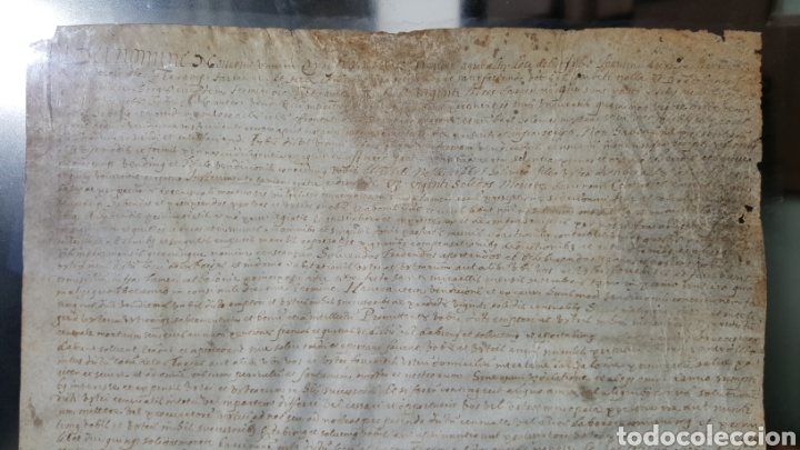 Manuscritos antiguos: GRAN DOCUMENTO MANUSCRITO SOBRE VITELA, DEL SIGLO XVI - Foto 2