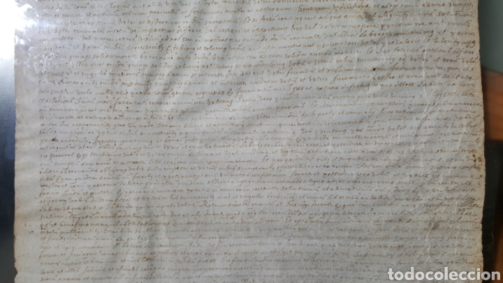 Manuscritos antiguos: GRAN DOCUMENTO MANUSCRITO SOBRE VITELA, DEL SIGLO XVI - Foto 3