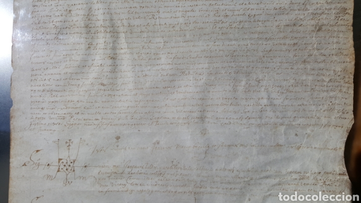 Manuscritos antiguos: GRAN DOCUMENTO MANUSCRITO SOBRE VITELA, DEL SIGLO XVI - Foto 4