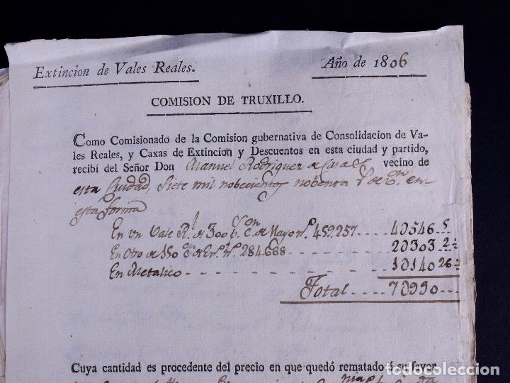 Manuscritos antiguos: COMPRAVENTA DE CASA EN TRUJILLO 1806 - Foto 1