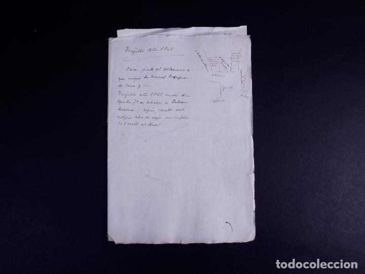 Manuscritos antiguos: COMPRAVENTA DE CASA EN TRUJILLO 1806 - Foto 10