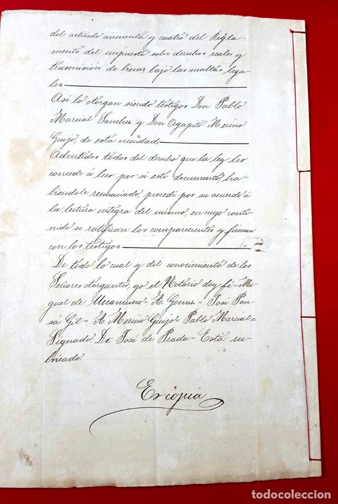 Manuscritos antiguos: SALAMANCA - 1900 - MIGUEL DE UNAMUNO - Foto 4