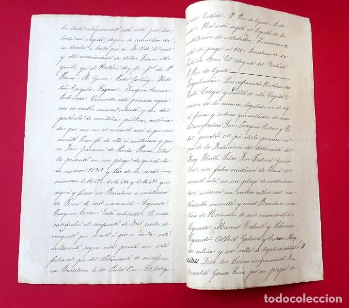 Manuscritos antiguos: SALAMANCA - 1900 - MIGUEL DE UNAMUNO - Foto 5