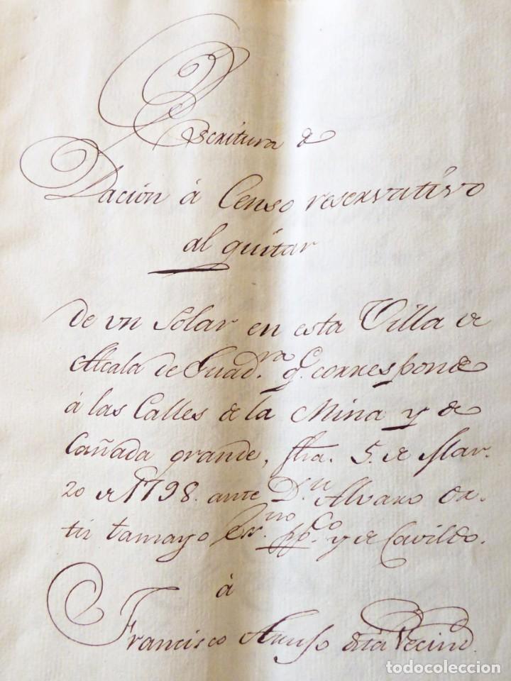 Ancient Manuscripts: ALCAL&Aacute; DE GUADAIRA, PROVINCIA DE SEVILLA. T&Iacute;TULOS, ESCRITURAS DESDE 1798 HASTA 1831