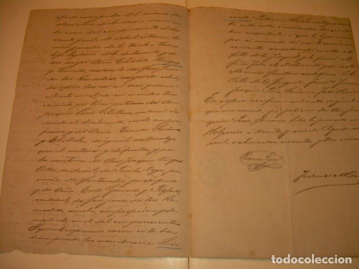 Manuscritos antiguos: MANUSCRITO DE SANTIAGO DE CUBA....1893 - Foto 5