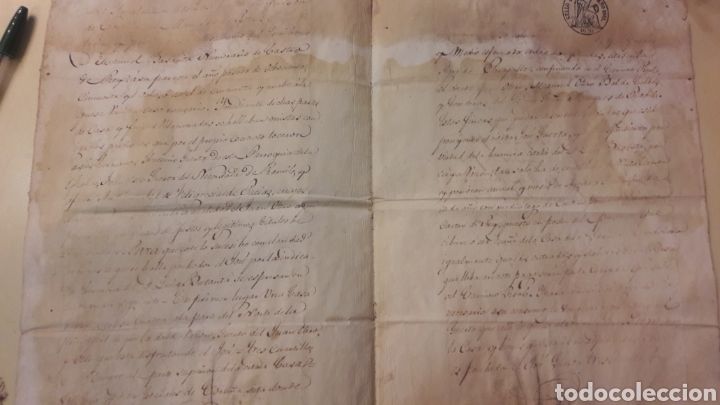 Manuscritos antiguos: 1861 Santa Marina Ramil Lugo - Foto 3
