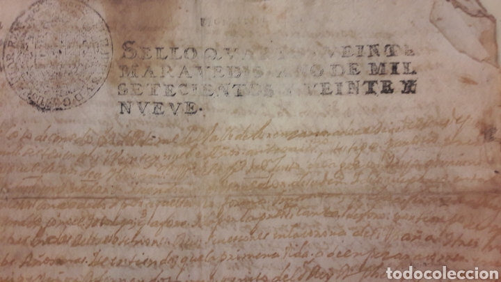 Manuscritos antiguos: 1729 escritura Lugo - Foto 2