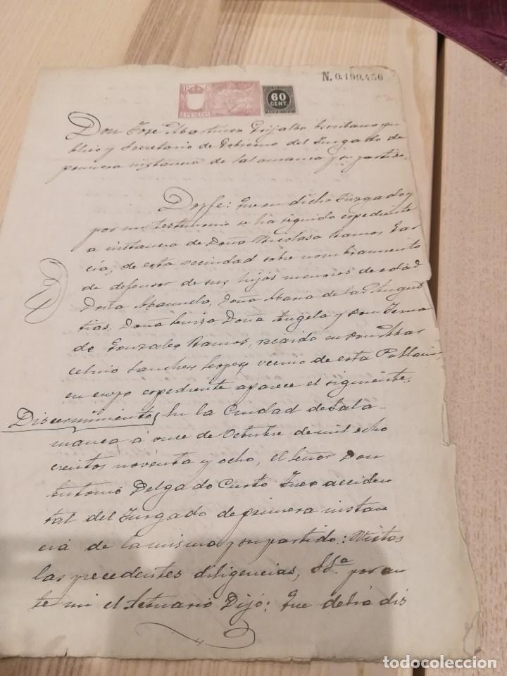 Manuscritos antiguos: Documento publico manuscrito de 1898 - Foto 2