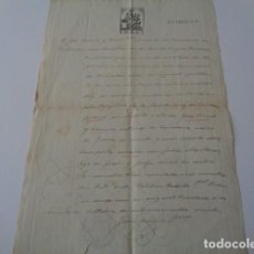 Manuscritos antiguos: BARCELONA. HOSPITAL DE LA SANTA CRUZ. CERTIFICADO, 1920. Lote 156586882