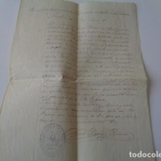 Manuscritos antiguos: BARCELONA. CEMENTERIO GENERAL PARROQUIA DE SANTA MARÍA. CERTIFICADO, 1903. Lote 156587678