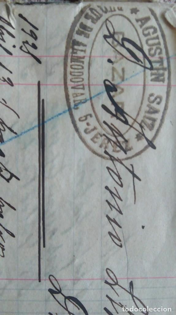 Manuscritos antiguos: Jerez C&aacute;diz cr&eacute;dito cuentas libreta - Foto 2