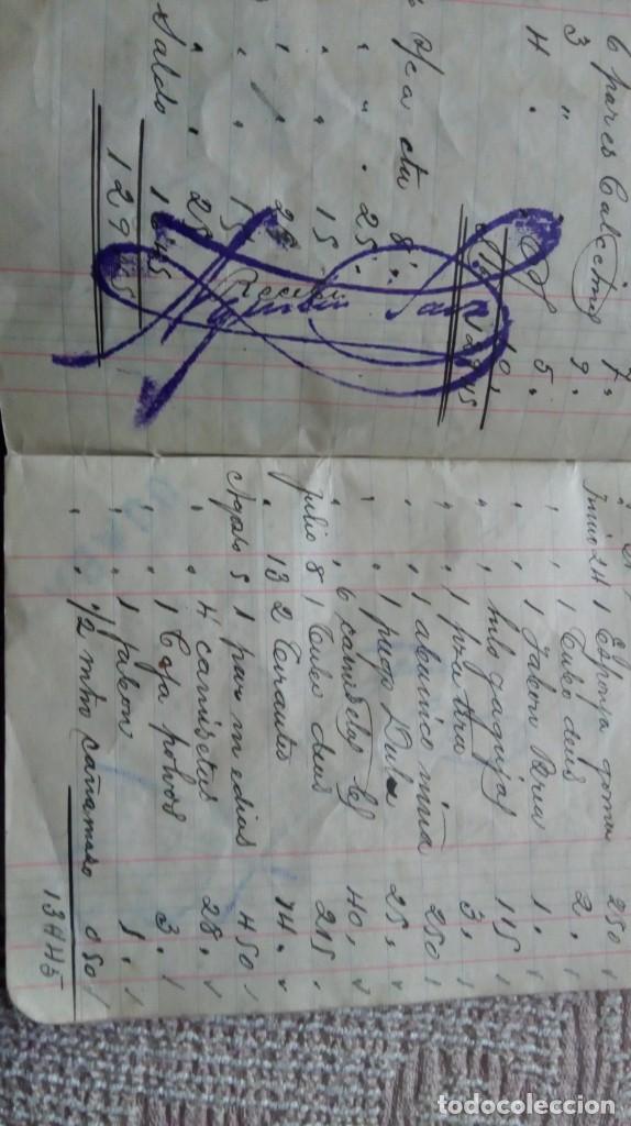 Manuscritos antiguos: Jerez C&aacute;diz cr&eacute;dito cuentas libreta - Foto 9