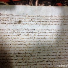 Manuscritos antiguos: ESTABLECIMIENTO DEL MANSO VILELLA SITO EN SANT JULIÀ DE PALOU (GRANOLLERS) - MEDIADOS SIGLO XVI