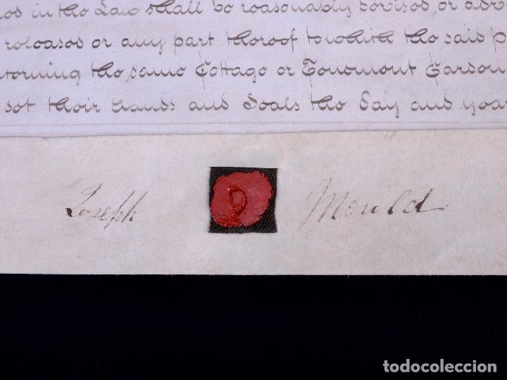 Manuscritos antiguos: MANUSCRITO EN INGL&Eacute;S SOBRE PERGAMINO 1804 - Foto 7