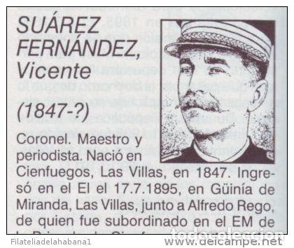 Manuscritos antiguos: BE12 CUBA INDEPENDENCE WAR MAMBI CORONEL VICENTE SUAREZ - Foto 4