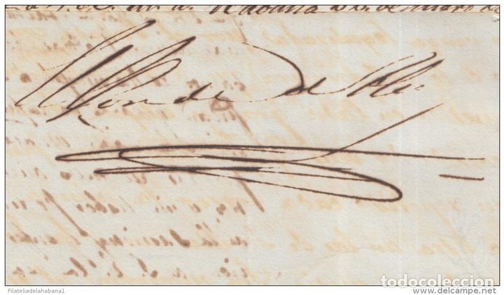 Manuscritos antiguos: *BE415 CUBA SPAIN ESPA&Ntilde;A CAPTAIN GENERAL 1849. FRANCISCO RONCALY SIGNED DOC - Foto 3