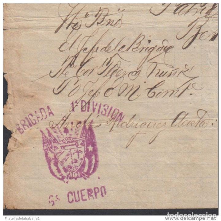 Manuscritos antiguos: *BE456 CUBA INDEPENDENCE WAR TENIENTE CORONEL TORIBIO GOMEZ 1898 - Foto 1
