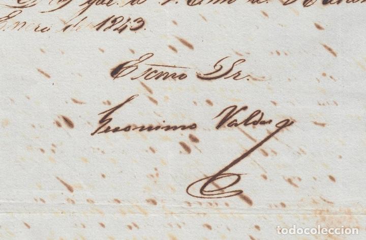 Manuscritos antiguos: BE721 CUBA SPAIN 1843 SIGNED DOC CAPTAIN GENERAL GERONIMO VALDES. - Foto 2