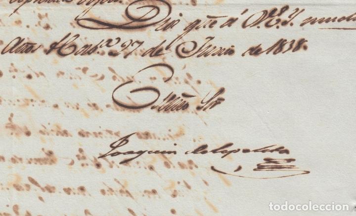 Manuscritos antiguos: BE722 CUBA SPAIN 1838 SIGNED DOC CAPTAIN GENERAL JOAQUIN DE EZPELETA. - Foto 2