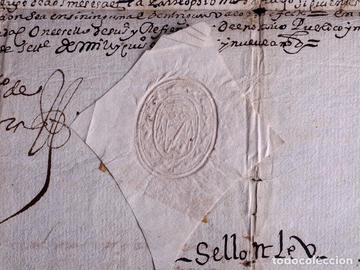 Manuscritos antiguos: MARQUESADO DE VILLASANTE 1550-1629 - Foto 3