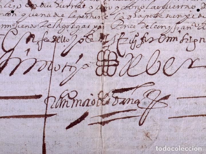 Manuscritos antiguos: MARQUESADO DE VILLASANTE 1550-1629 - Foto 8