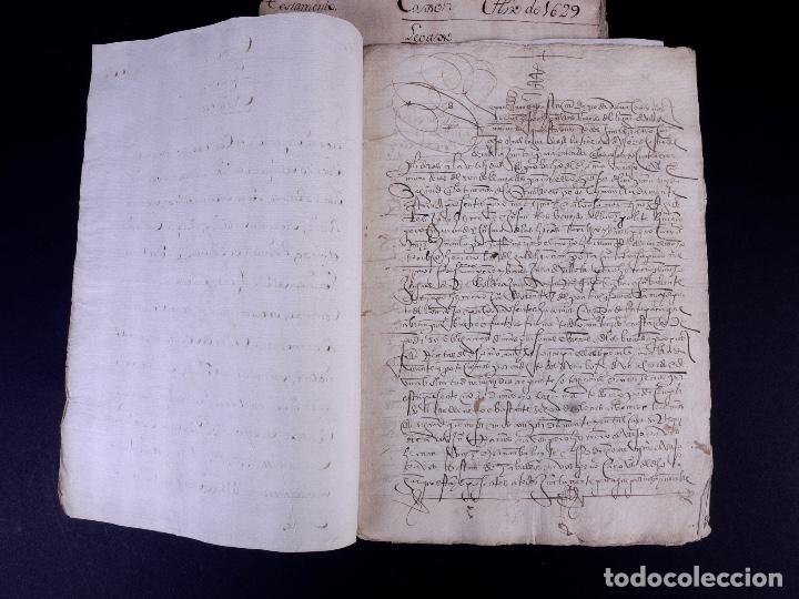 Manuscritos antiguos: MARQUESADO DE VILLASANTE 1550-1629 - Foto 15