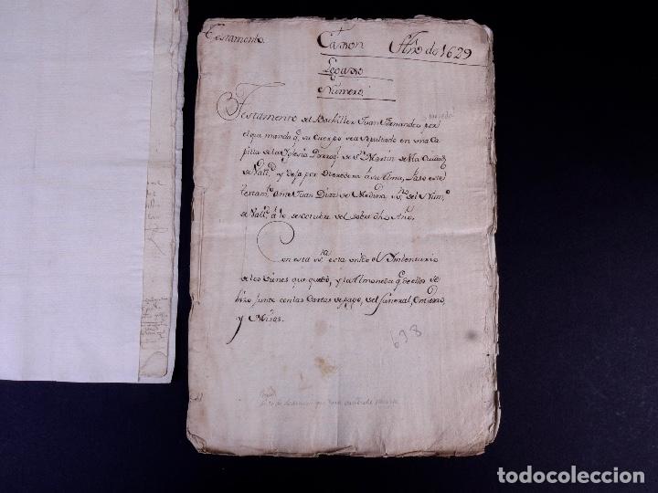 Manuscritos antiguos: MARQUESADO DE VILLASANTE 1550-1629 - Foto 21