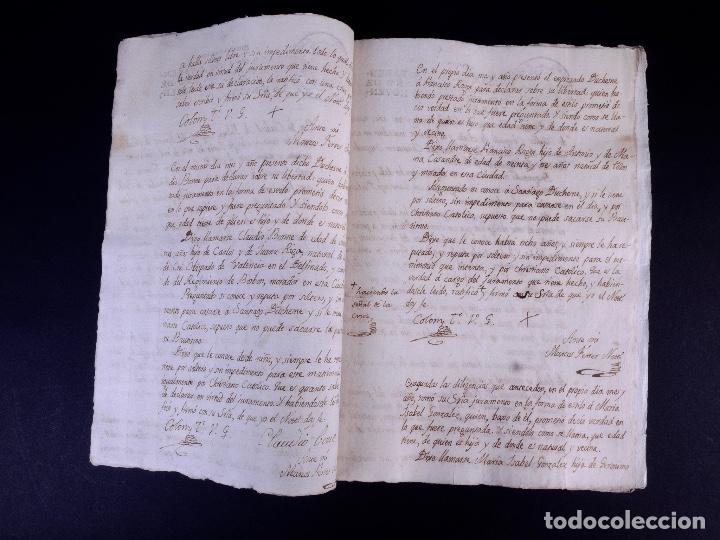 Manuscritos antiguos: CONDE DE CALDAQU&Eacute;S. PALMA DE MALLORCA 1799 - Foto 4