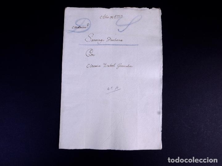 Manuscritos antiguos: CONDE DE CALDAQU&Eacute;S. PALMA DE MALLORCA 1799 - Foto 7