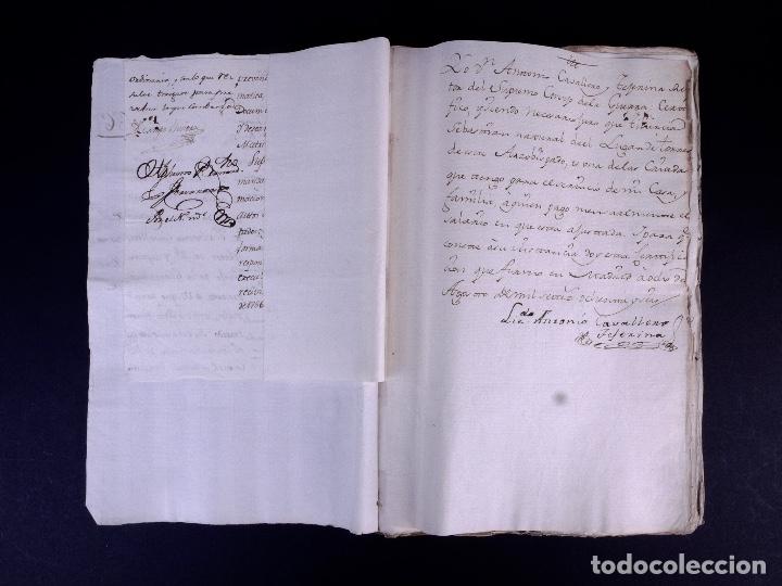 Manuscritos antiguos: CONDE DE MONTENUEBO. MADRID 1786 - Foto 3
