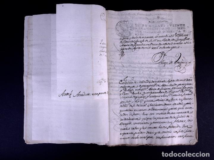 Manuscritos antiguos: CONDE DE MONTENUEBO. MADRID 1786 - Foto 5