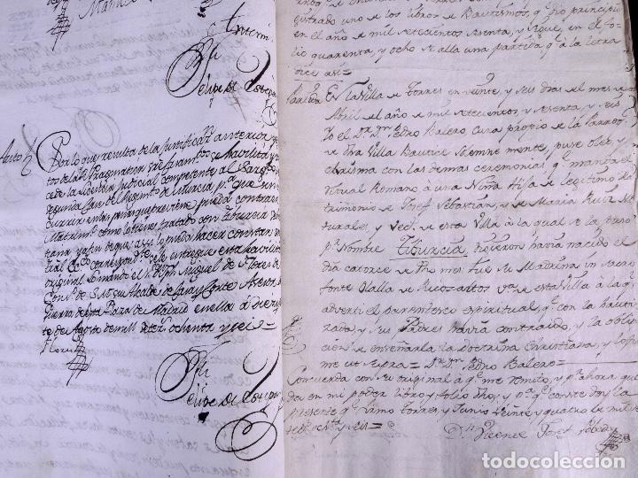 Manuscritos antiguos: CONDE DE MONTENUEBO. MADRID 1786 - Foto 6