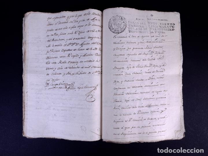 Manuscritos antiguos: CONDE DE MONTENUEBO. MADRID 1786 - Foto 9