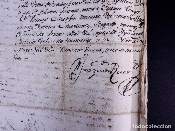 Manuscritos antiguos: CONDE DE MONTENUEBO. MADRID 1786 - Foto 12