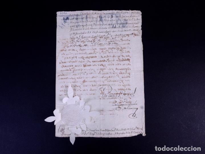 Manuscritos antiguos: MARQU&Eacute;S DE ESTEPA, CONDE DE FUENSALIDA. MADRID 1774 - Foto 1