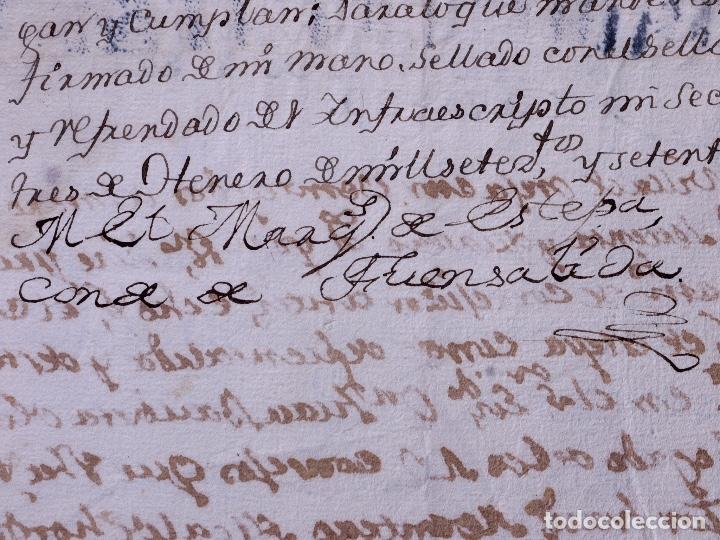 Manuscritos antiguos: MARQU&Eacute;S DE ESTEPA, CONDE DE FUENSALIDA. MADRID 1774 - Foto 2