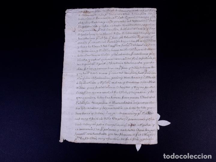 Manuscritos antiguos: MARQU&Eacute;S DE ESTEPA, CONDE DE FUENSALIDA. MADRID 1774 - Foto 5