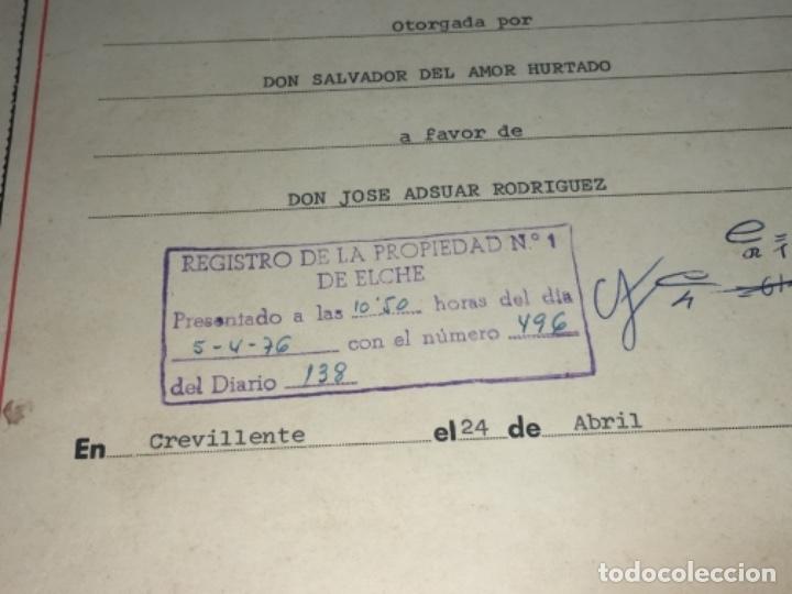 Manuscritos antiguos: Original antiguo elche - Foto 4