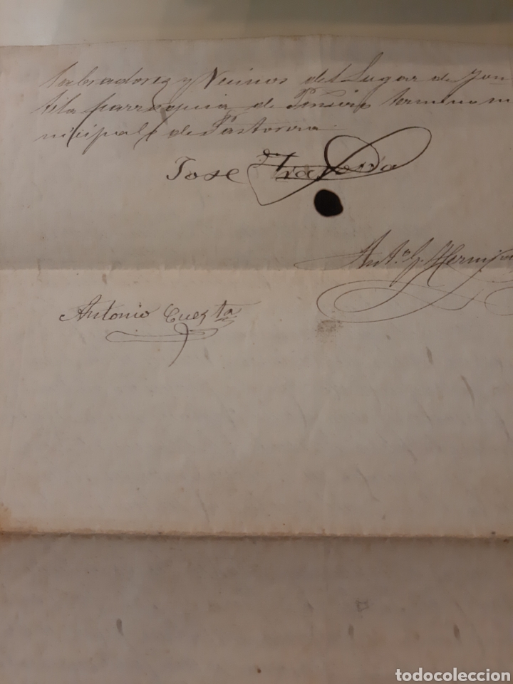 Manuscritos antiguos: 1824 Meira Lugo escritura venta - Foto 2