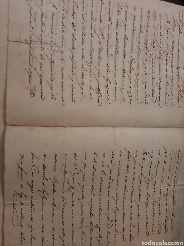 Manuscritos antiguos: Lugo 1859 venta huerta Santo Domingo - Foto 2