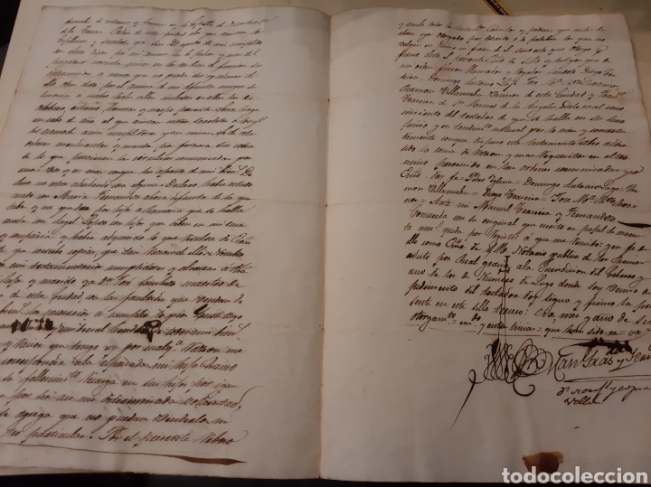 Manuscritos antiguos: 1848 Lugo escritura ventas - Foto 2