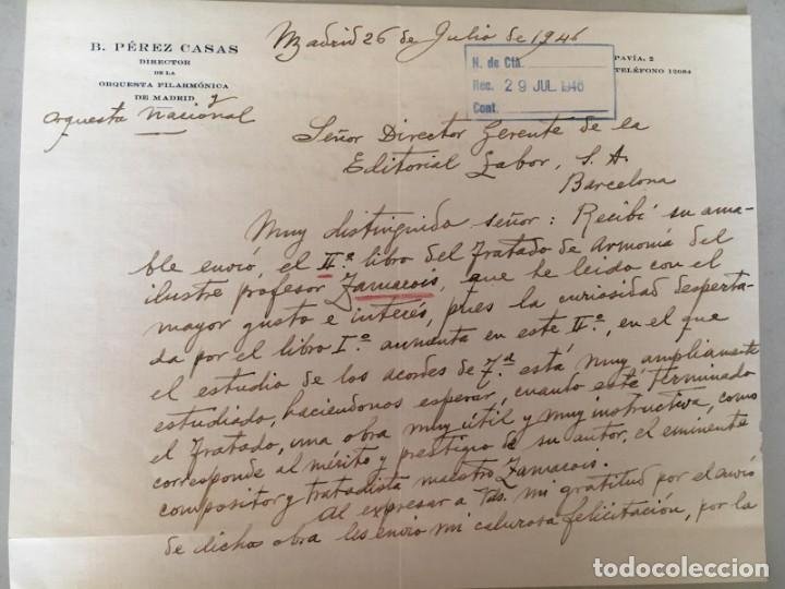 Carta manuscrita y firmada - josé maría peman - - Comprar 