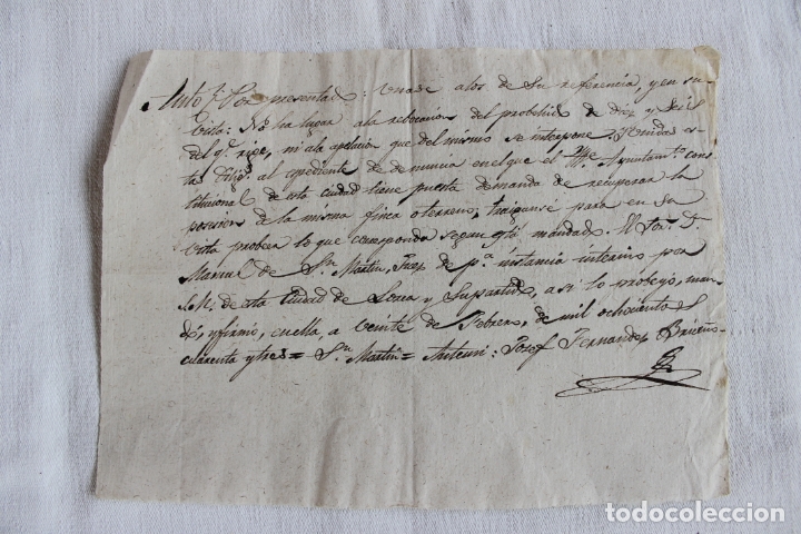 Manuscritos antiguos: DOCUMENTO LORCA 1843 - Foto 1