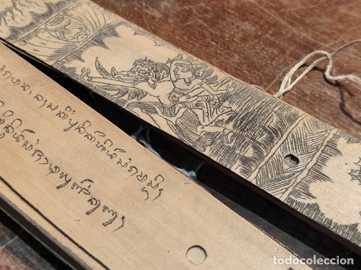 Ancient Manuscripts: Escritos antiguos provenientes de la zona de india en Tamil sobre hojas de palma o Palmera