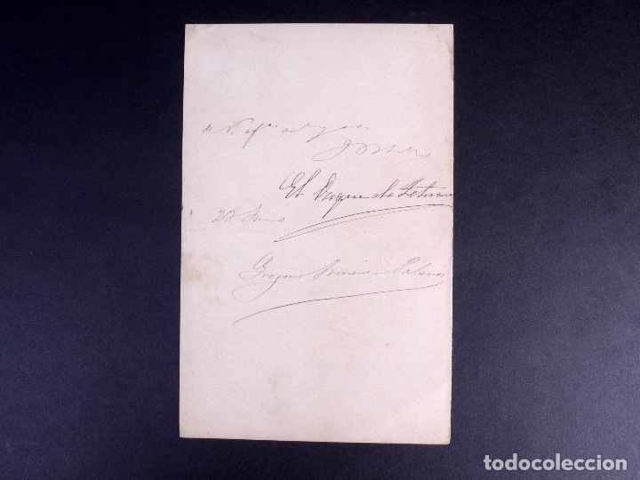 Manuscritos antiguos: DUQUE DE LESMOS. MADRID 1878 - Foto 4